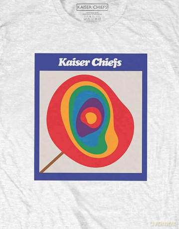 Kaiser Chiefs: Unisex T-Shirt: Lollipop (White) (X-Large)