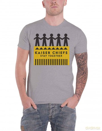Kaiser Chiefs: Unisex T-Shirt: Paper Dolls (Grey) (Medium)