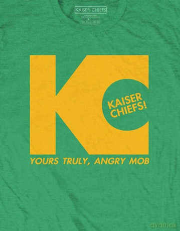 Kaiser Chiefs: Unisex T-Shirt: Yours Truly (Irish Green) (Medium)