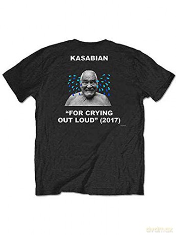 Kasabian: Men's Tee: For Crying Out Loud (Small)
