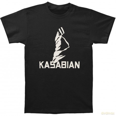 Kasabian: Men's Tee: Ultra Face 2004 Tour with Back Printing (Medium)