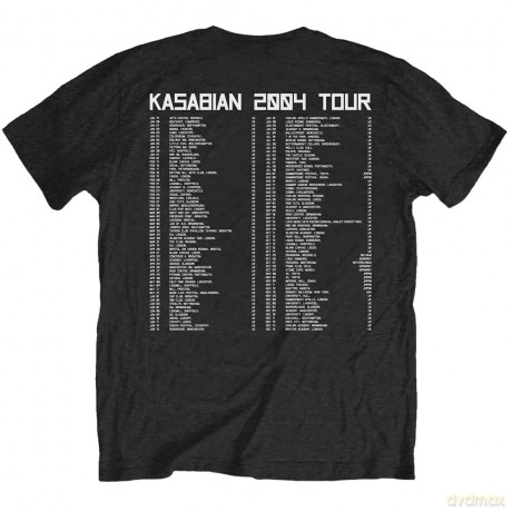 Kasabian: Men's Tee: Ultra Face 2004 Tour with Back Printing (X-Large)
