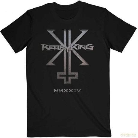 Kerry King: Unisex T-Shirt: Chaos Logo (Black) (XX-Large)