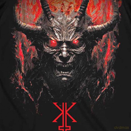 Kerry King: Unisex T-Shirt: From Hell I Rise F&B (Black) (Back Print) (Large)