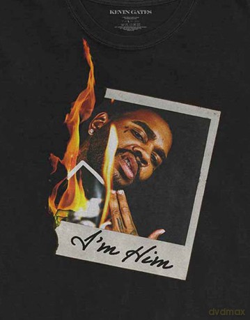 Kevin Gates: Unisex T-Shirt: Polaroid Flame (Black) (XX-Large)