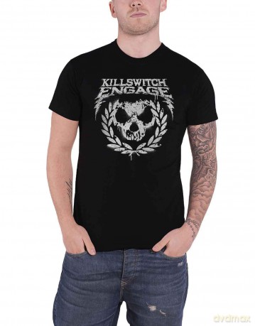 Killswitch Engage: Men's Tee: Skull Spraypaint (Small)