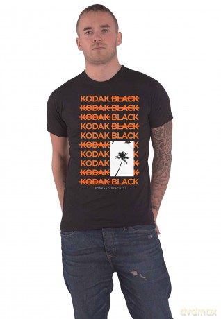 Kodak Black: Unisex T-Shirt: Palm (Black) (Medium)