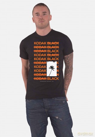 Kodak Black: Unisex T-Shirt: Palm (Black) (Medium)