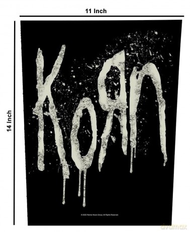 Korn: Back Patch: Splatter Logo