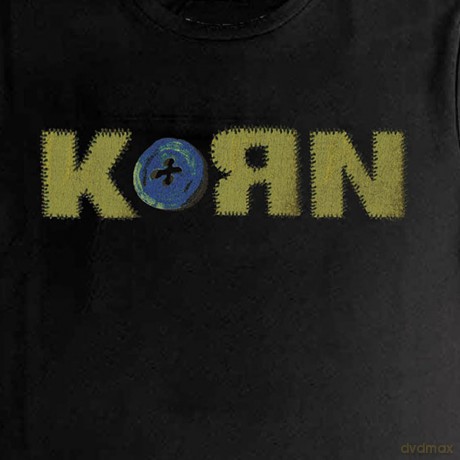 Korn: Ladies Crop Top: Doll Issues (Black) (Back Print) (Large)