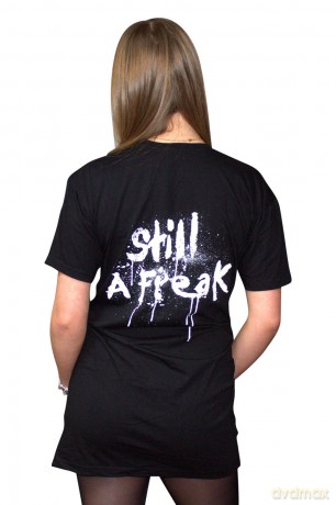 Korn: Ladies T-Shirt Dress: Still A Freak (Black) (Back Print) (Medium)