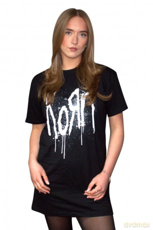 Korn: Ladies T-Shirt Dress: Still A Freak (Black) (Back Print) (Small)