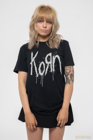 Korn: Ladies T-Shirt: Still A Freak (Black) (Back Print) (Medium)