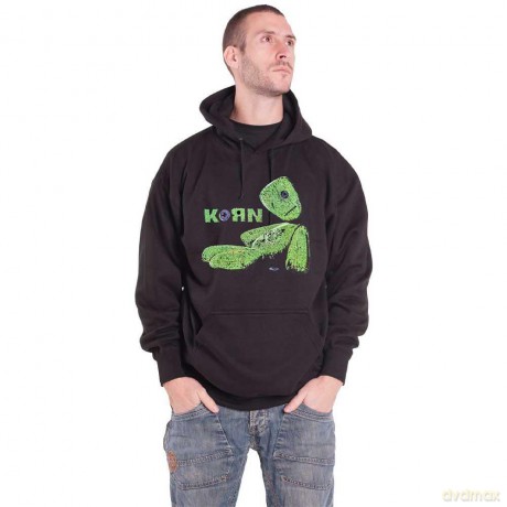 Korn: Unisex Pullover Hoodie: Issues Tracklist (Black) (Back Print) (Small)