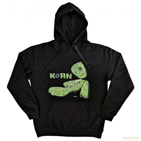 Korn: Unisex Pullover Hoodie: Issues Tracklist (Black) (Back Print) (X-Large)