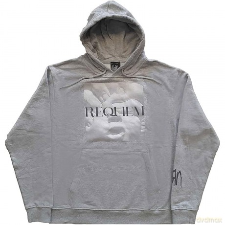 Korn: Unisex Pullover Hoodie: Requiem (Grey) (Back Print) (Large)