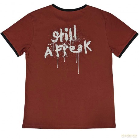 Korn: Unisex Ringer T-Shirt: Logo (Red) (Back Print) (Medium)