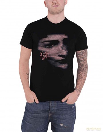 Korn: Unisex T-Shirt: Chopped Face (Black) (Medium)