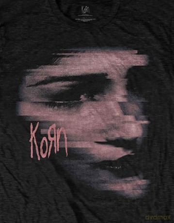 Korn: Unisex T-Shirt: Chopped Face (Black) (Medium)