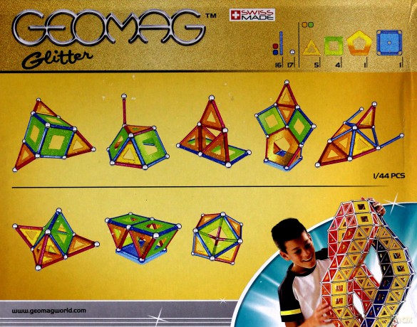 GEOMAG Panels Glitter 44 el. [ZABAWKA]