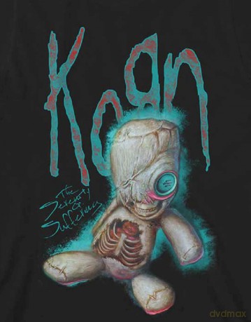 Korn: Unisex T-Shirt: SoS Doll (Black) (Back Print) (Medium)