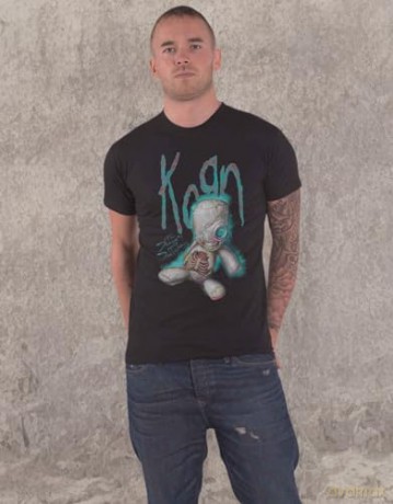 Korn: Unisex T-Shirt: SoS Doll (Black) (Back Print) (Small)