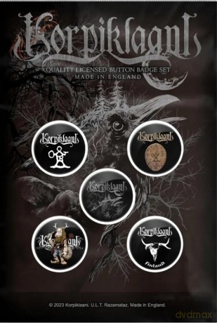Korpiklaani: Button Badge Pack: Raven