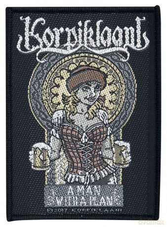 Korpiklaani: Standard Patch: A Man with a Plan (Loose)