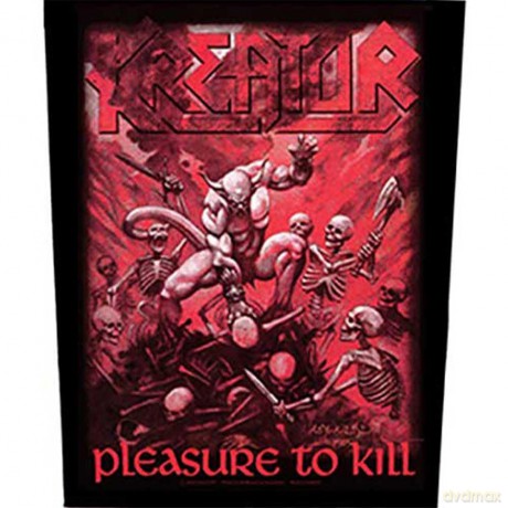 Kreator: Back Patch: Pleasure To Kill