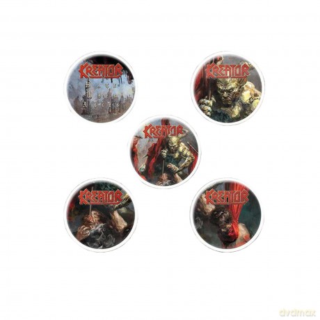 Kreator: Button Badge Pack: Hate Uber Alles