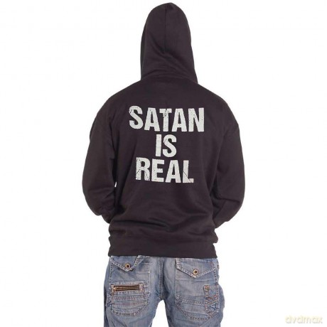 Kreator: Unisex Pullover Hoodie: Satan Is Real (Black) (Back Print) (XX-Large)