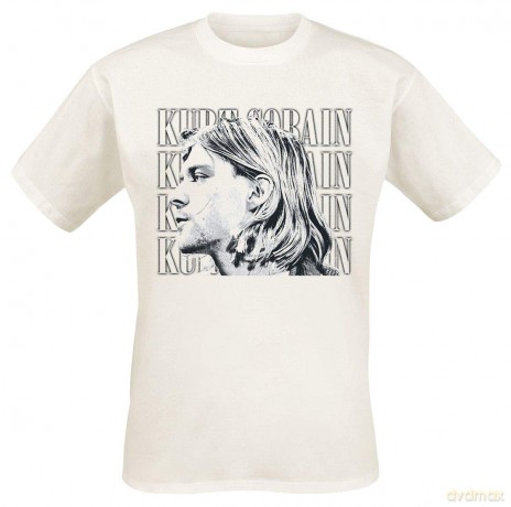 Kurt Cobain: Unisex Tee: Contrast Profile (Large)