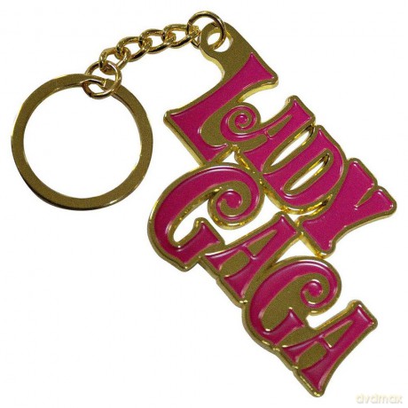 Lady Gaga: Keychain: Swirly Logo