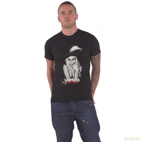 Lady Gaga: Unisex T-Shirt: Bloody Mary (Black) (Large)