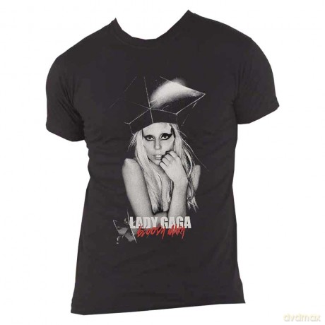 Lady Gaga: Unisex T-Shirt: Bloody Mary (Black) (Large)