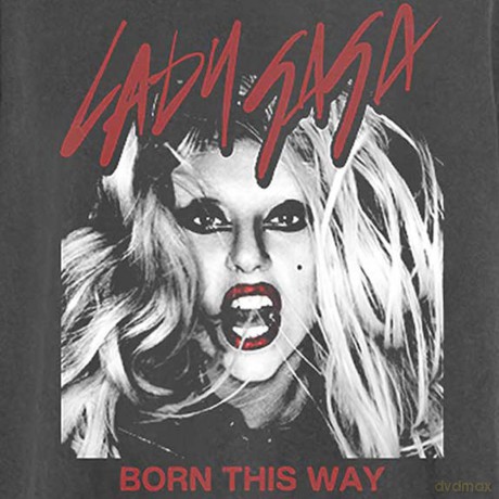 Lady Gaga: Unisex T-Shirt: Born This Way Photo (Charcoal Grey) (Medium)
