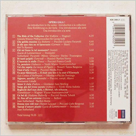 Various: Vari:Opera Gala Sampler [CD]