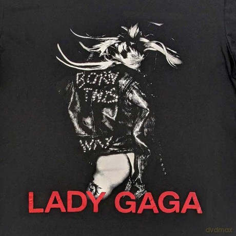 Lady Gaga: Unisex T-Shirt: Leather Jacket (Black) (XX-Large)