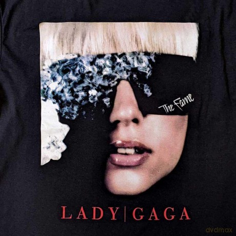 Lady Gaga: Unisex T-Shirt: The Fame Photo (Black) (Large)