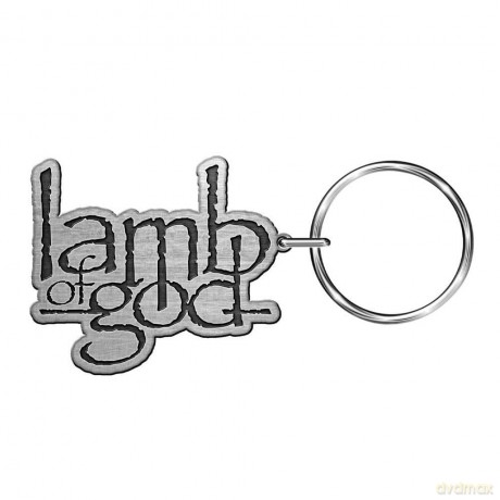 Lamb Of God: Keychain: Logo (White)