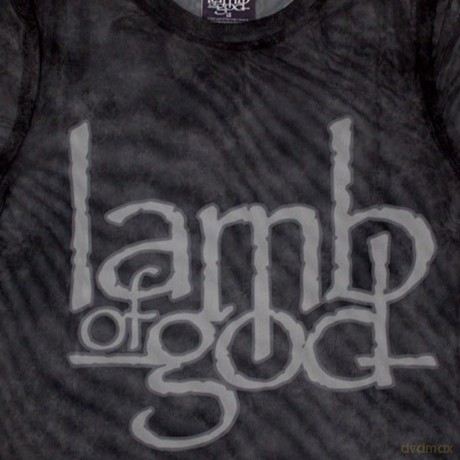 Lamb Of God: Ladies Crop Top: Logo (Black) (Mesh) (Large)