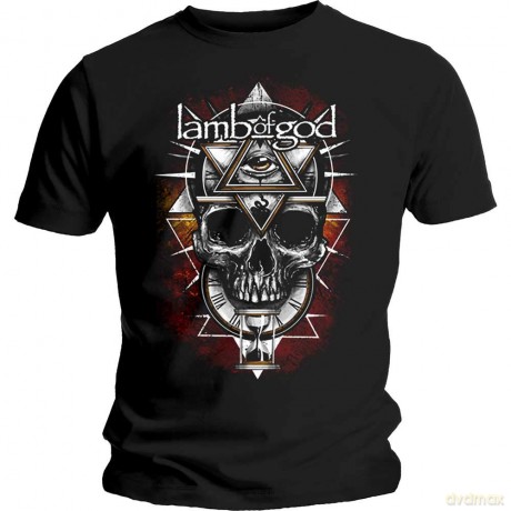 Lamb Of God: Men's Tee: All Seeing Red (Small)