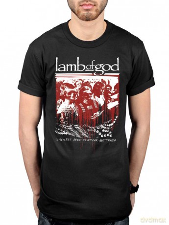 Lamb Of God: Men's Tee: Enough is Enough (Medium)