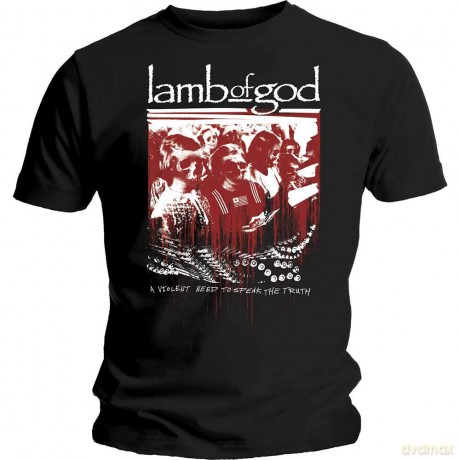 Lamb Of God: Men's Tee: Enough is Enough (Small)