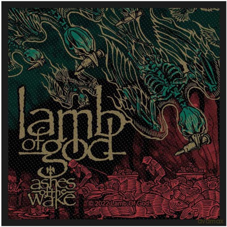 Lamb Of God: Standard Patch: Ashes Of The Wake