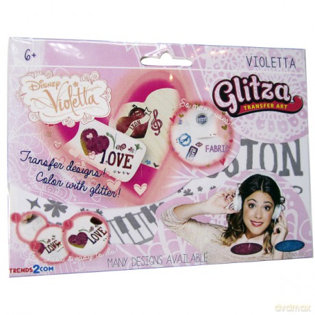 GLITZA Tatuaże Violetta, duży zestaw [ZABAWKA]