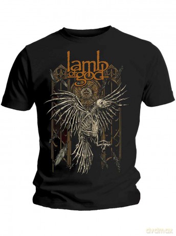 Lamb Of God: Unisex T-Shirt: Crow (Black) (X-Large)