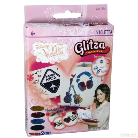 GLITZA Tatuaże Violetta, mały pakiet [ZABAWKA]
