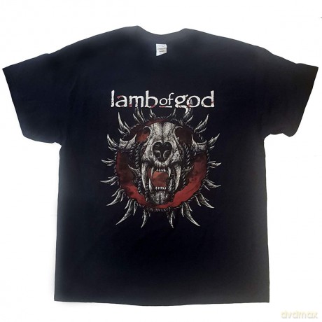 T: Lamb Of God Unisex T-Shirt: Radial (Black) (Medium)