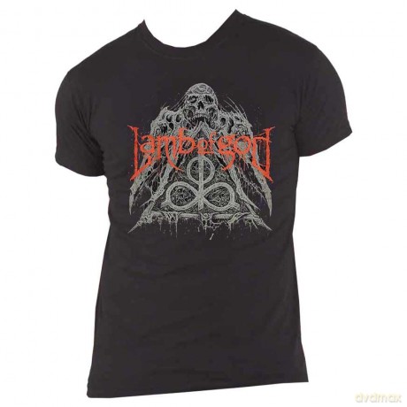 Lamb Of God: Unisex T-Shirt: Skull Pyramid (Black) (Small)